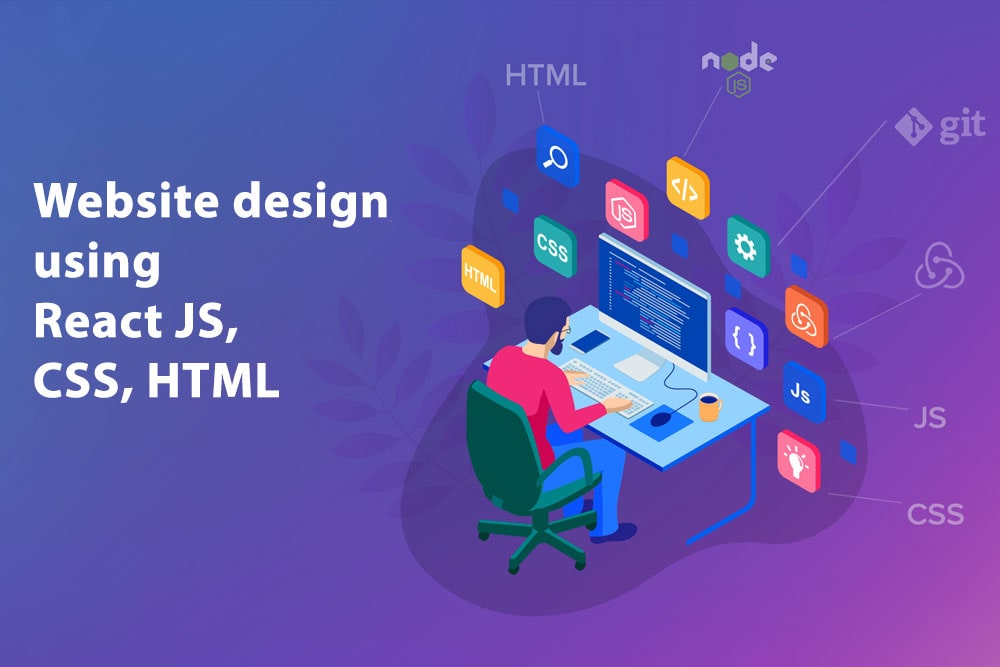 Web Design Using React, CSS and HTML