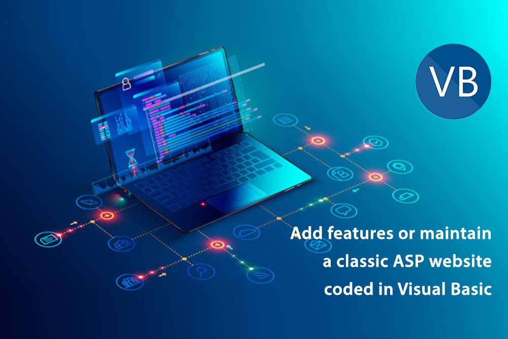 Add features or maintain a classic ASP website coded in Visual Basic