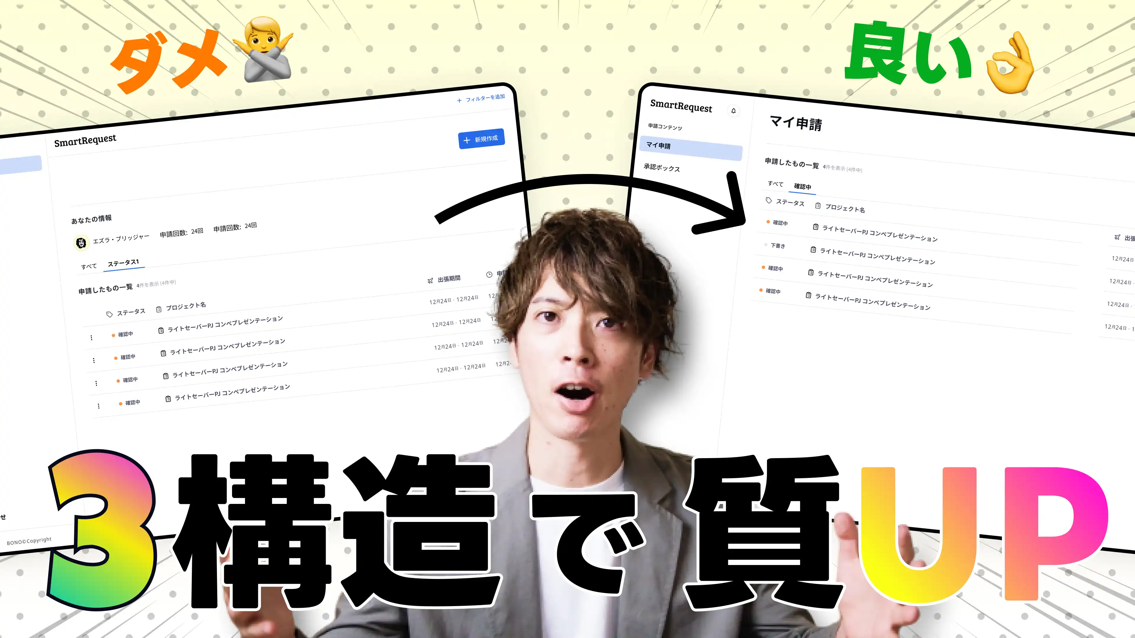 「3構造」を使ってUI改善解説！NGなUIをふつうにする理由を知ろう