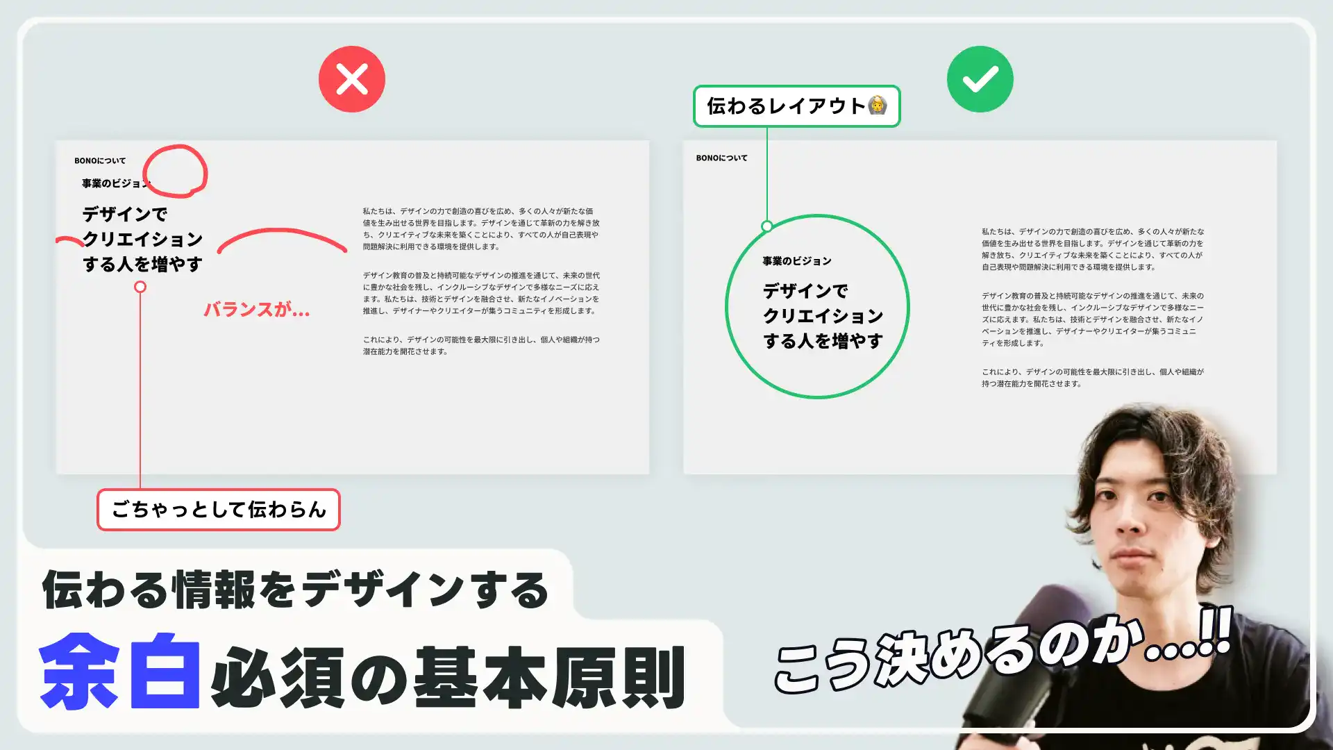 バナーデザイン成功の黄金TIPS : 伝わる”余白”の3TIPS