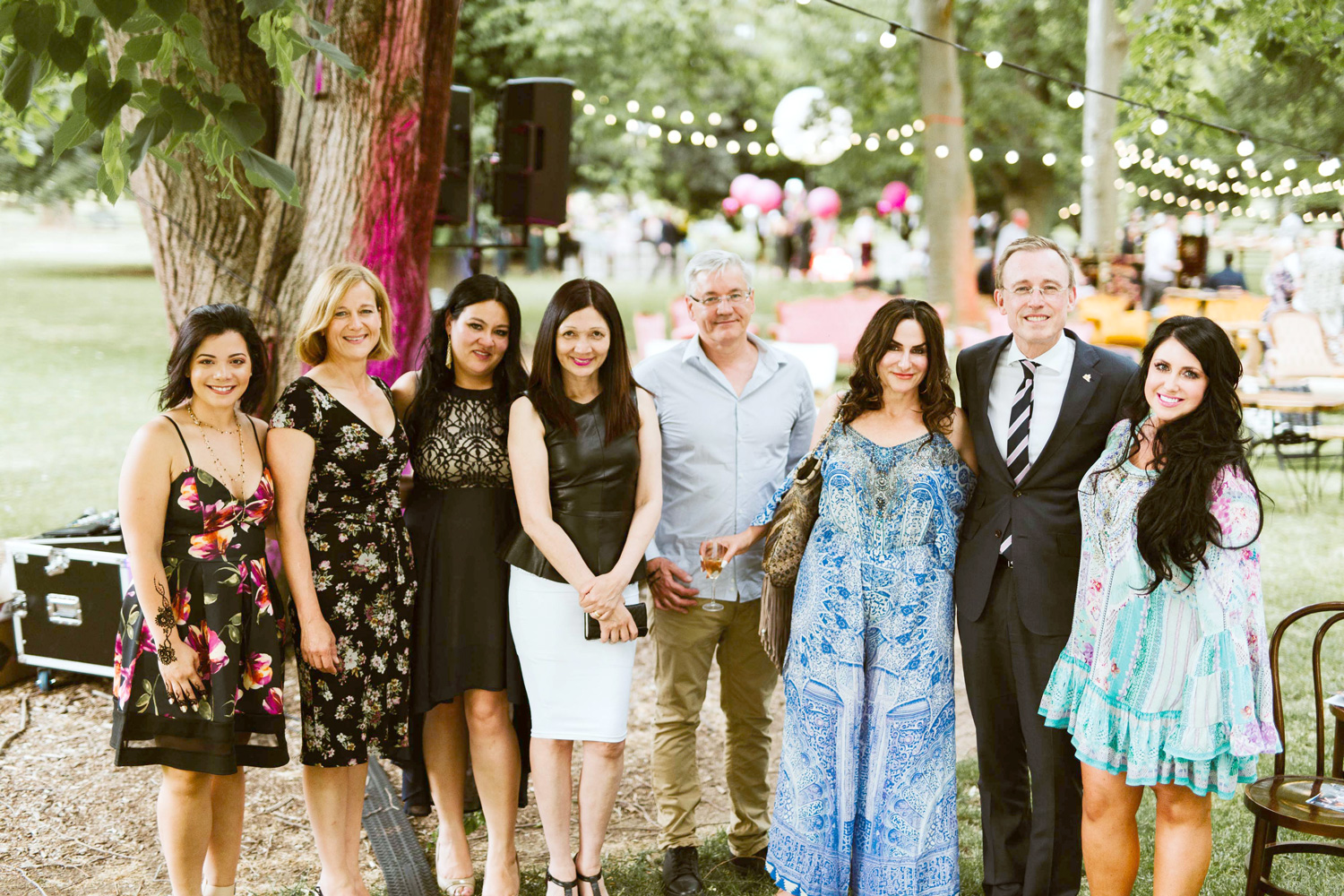 Photograph of the MYSA team at the launch of Miss Mysa Events