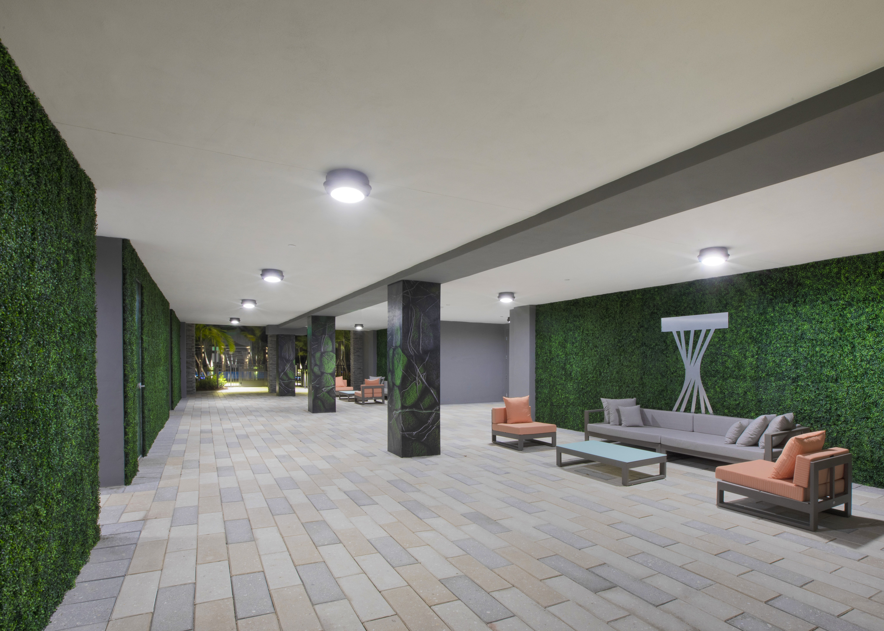 Sanctuary hall and lounge area