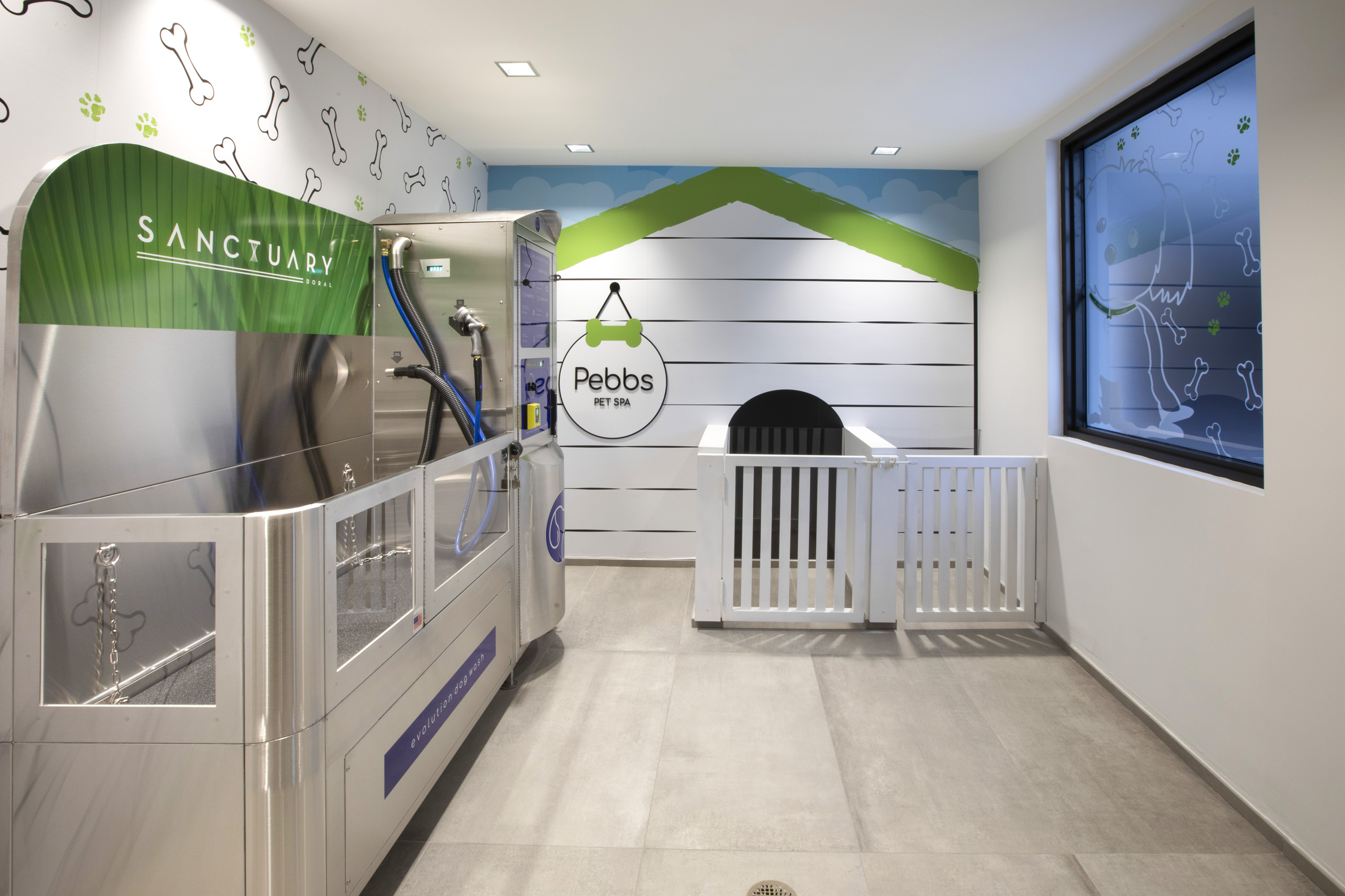 Evolution pet spa room at sanctuary doral