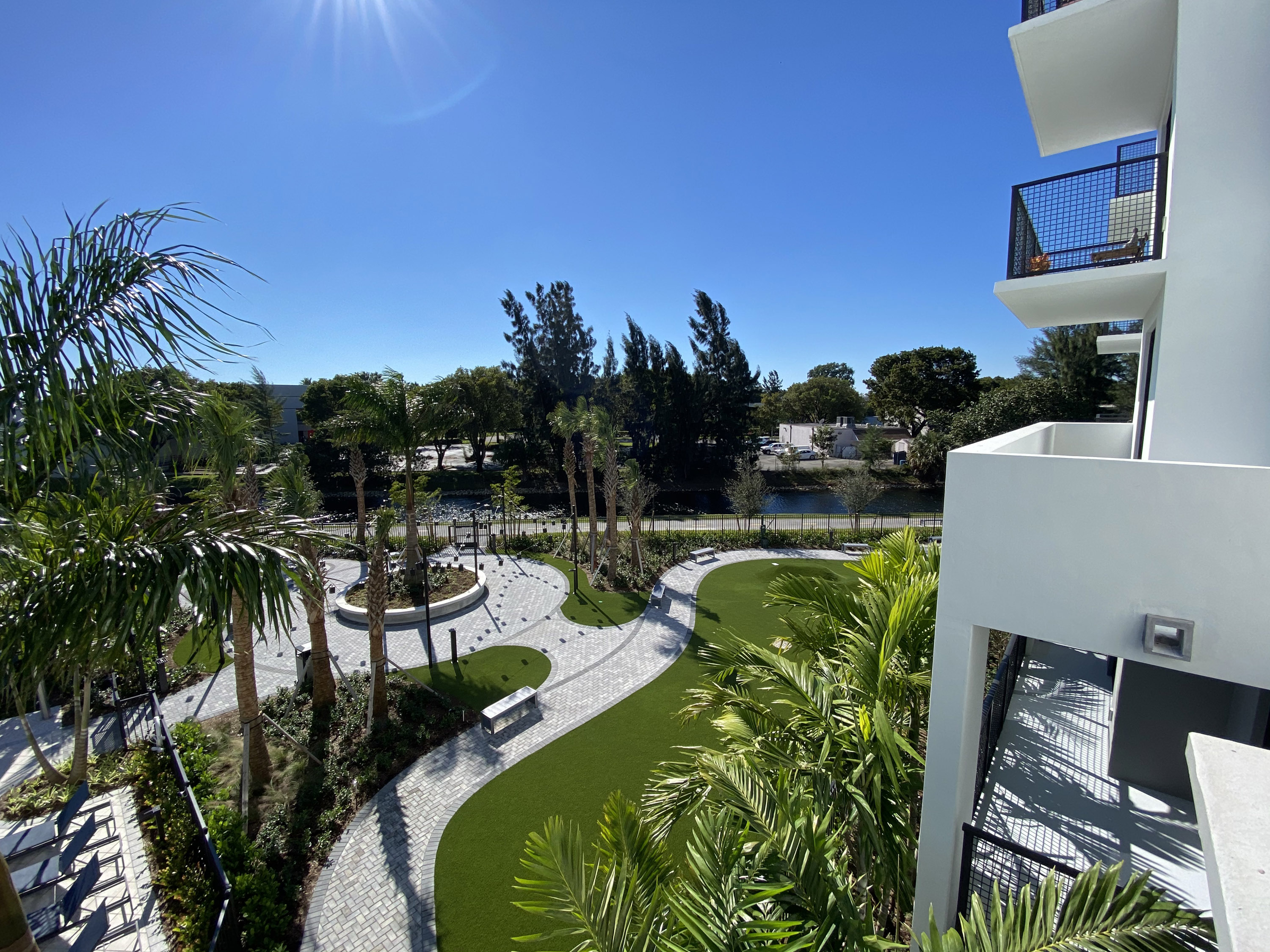 Balcony view to hillocks and Amenities