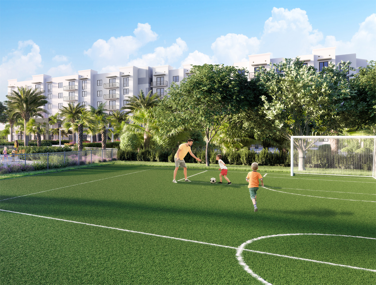 Field for Soccer at Sanctuary