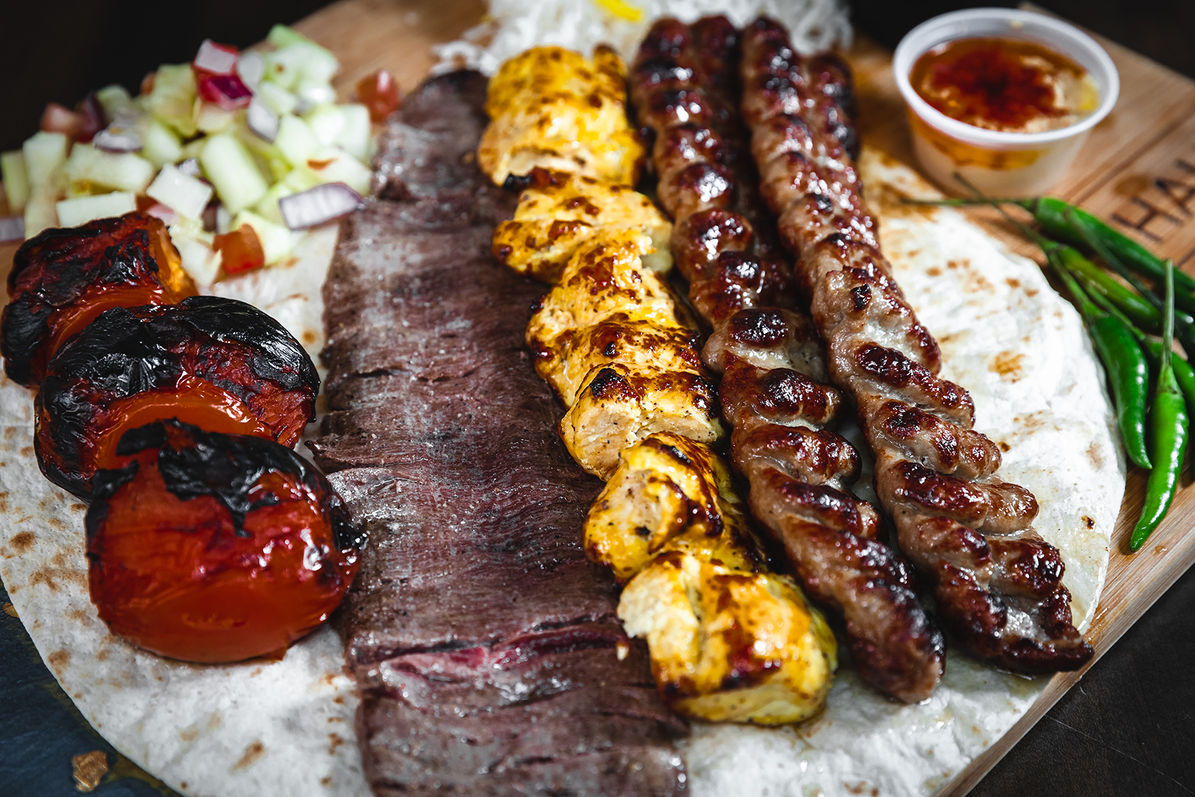 Shash of Kabob Dish