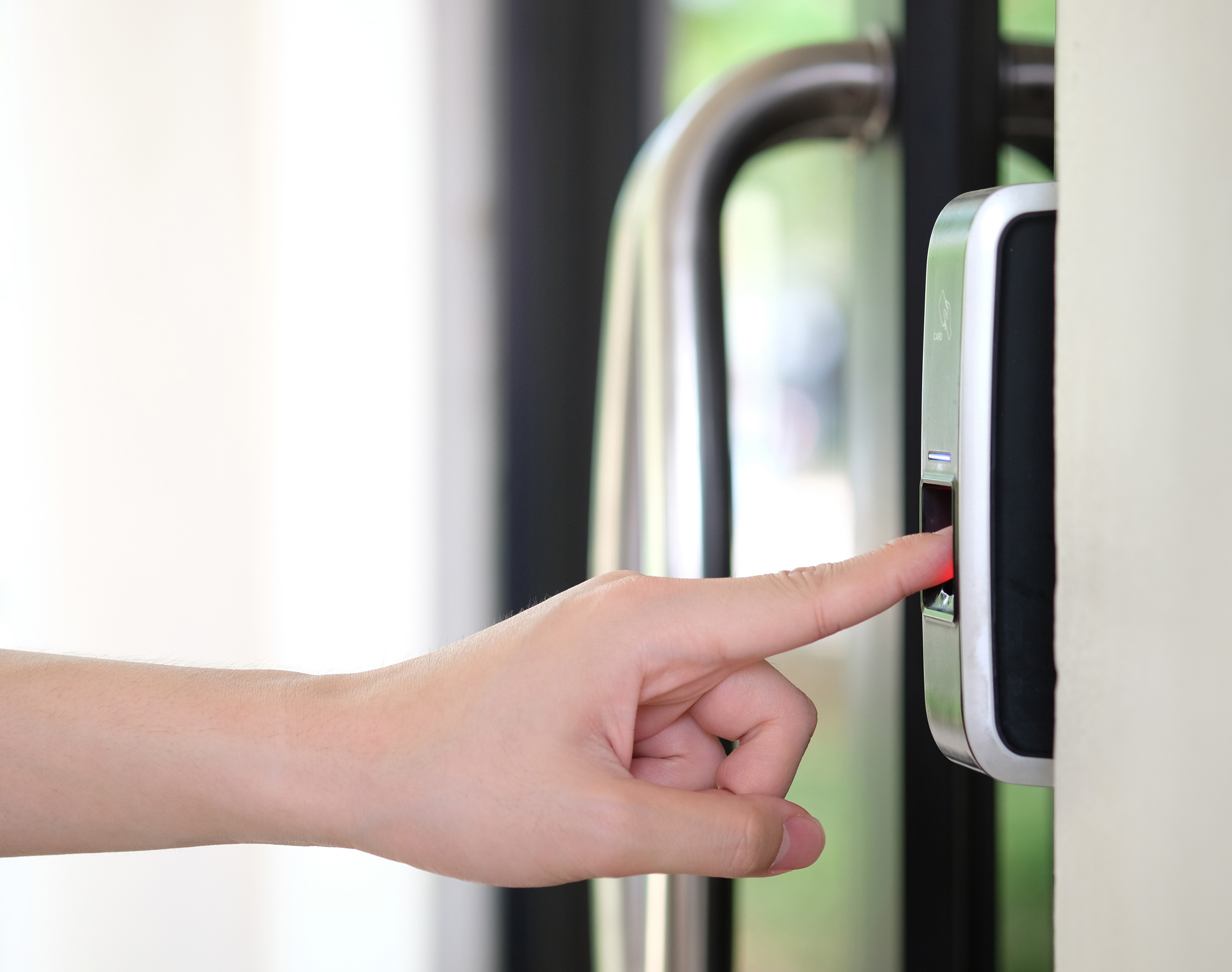Finger Biometric Security at Sanctuary Doral