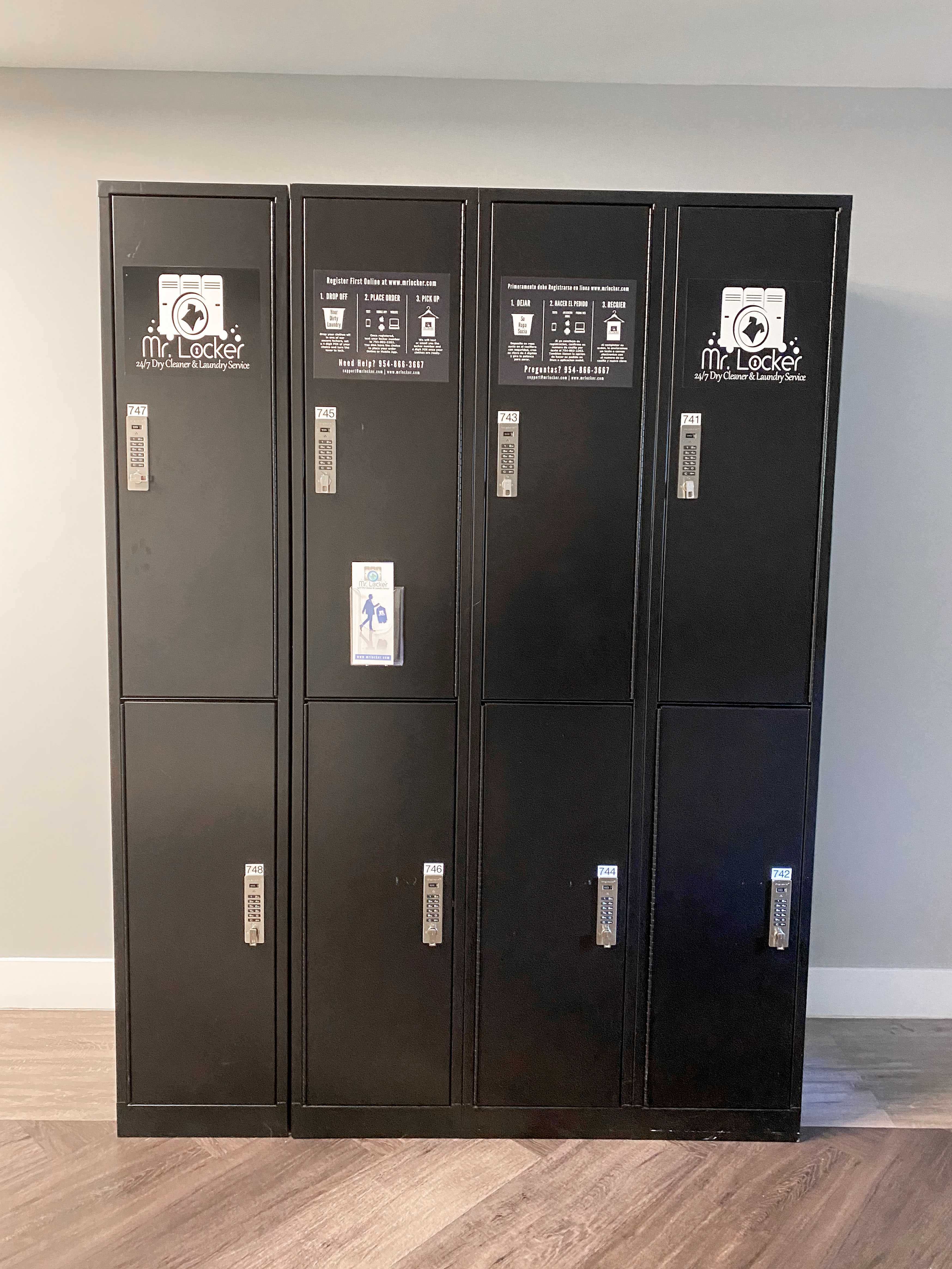 Mr. Locker for dry cleaning services at Sanctuary Doral