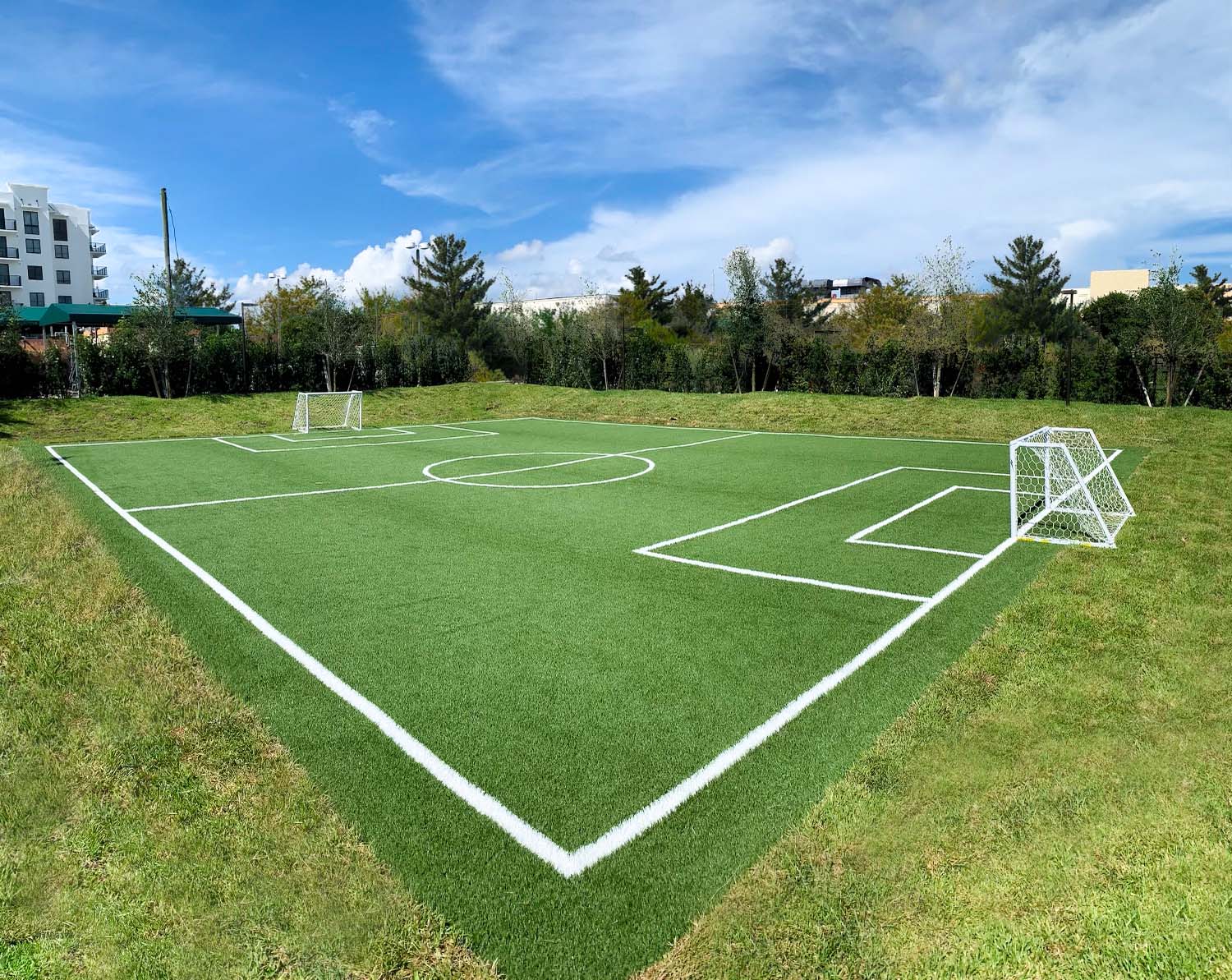 Field for Soccer at sanctuary