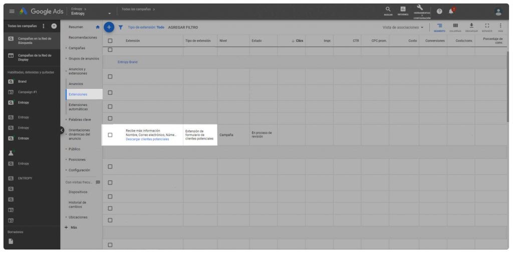 Generador de contactos Google