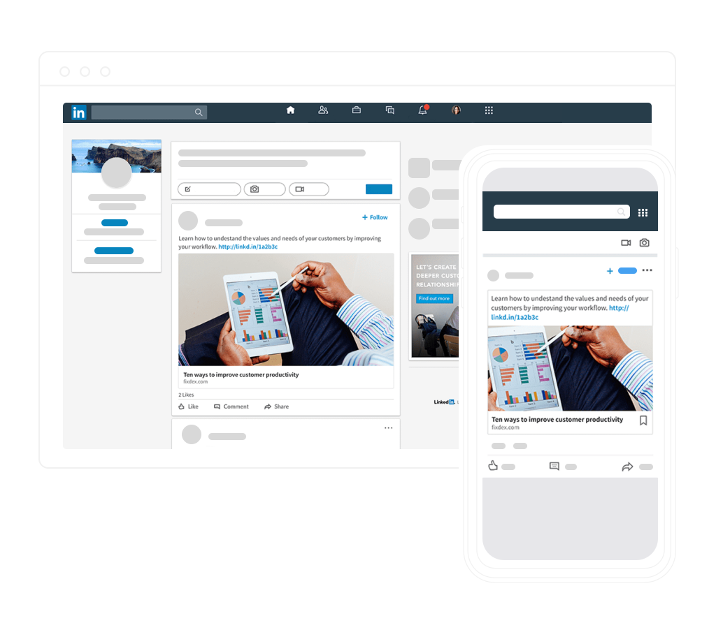 Linkedin anuncios en noticias recientes