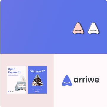 awesomic portfolio logo design arriwe