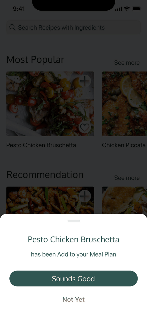 Notification option 1