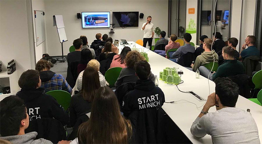 START Munich members at Flixbus