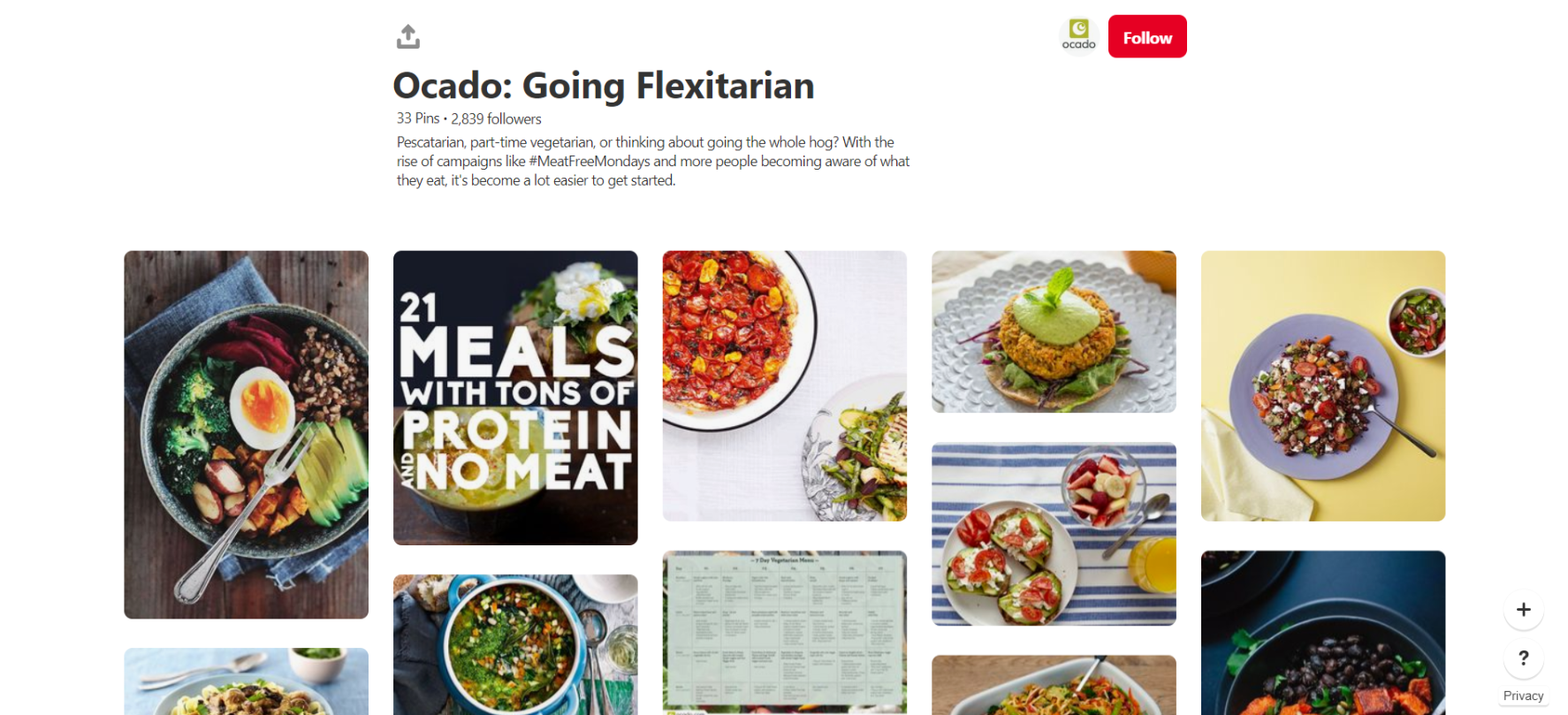 Ocado is one of the most beautiful food profiles on Pinterest