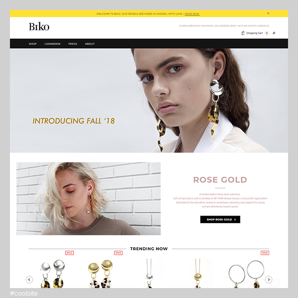 Biko is a cool jewelry store