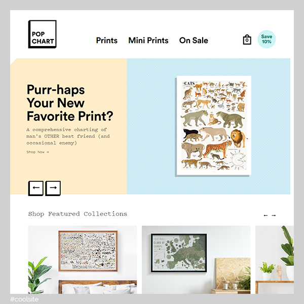 Pop Chart is a cool posters store