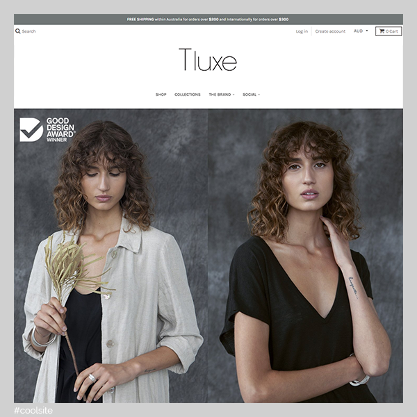 Tluxe is a cool clothing store