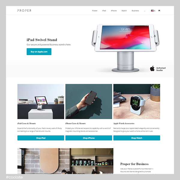 Studio Proper is a cool store of accessories for Apple products