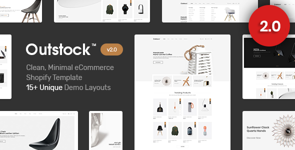 The third great Shopify template - Outstock Clean