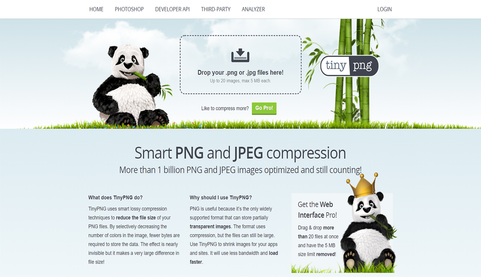 tinypng is the tool for optimizing images size in Shopify online store