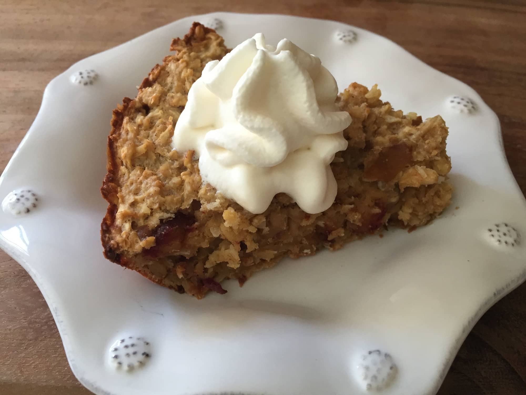 Baked Oatmeal Cake