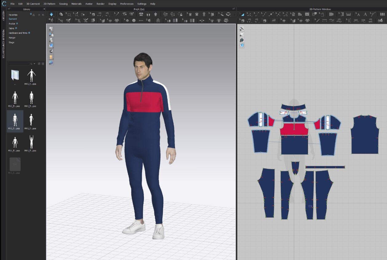 Experimentation with design details using CLO-SET programme, image © LTP