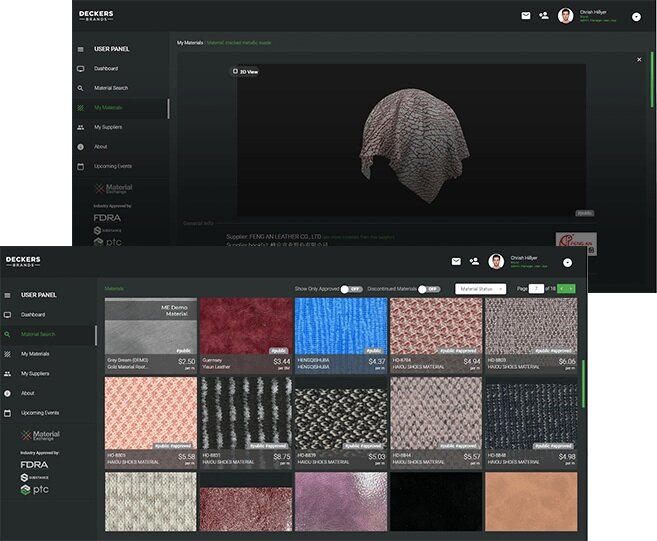 Material Exchange platform, image www.material-exchange.com