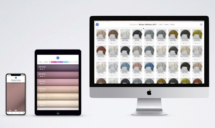 Digital materials hub swatchbook, image www.swatchbook.us