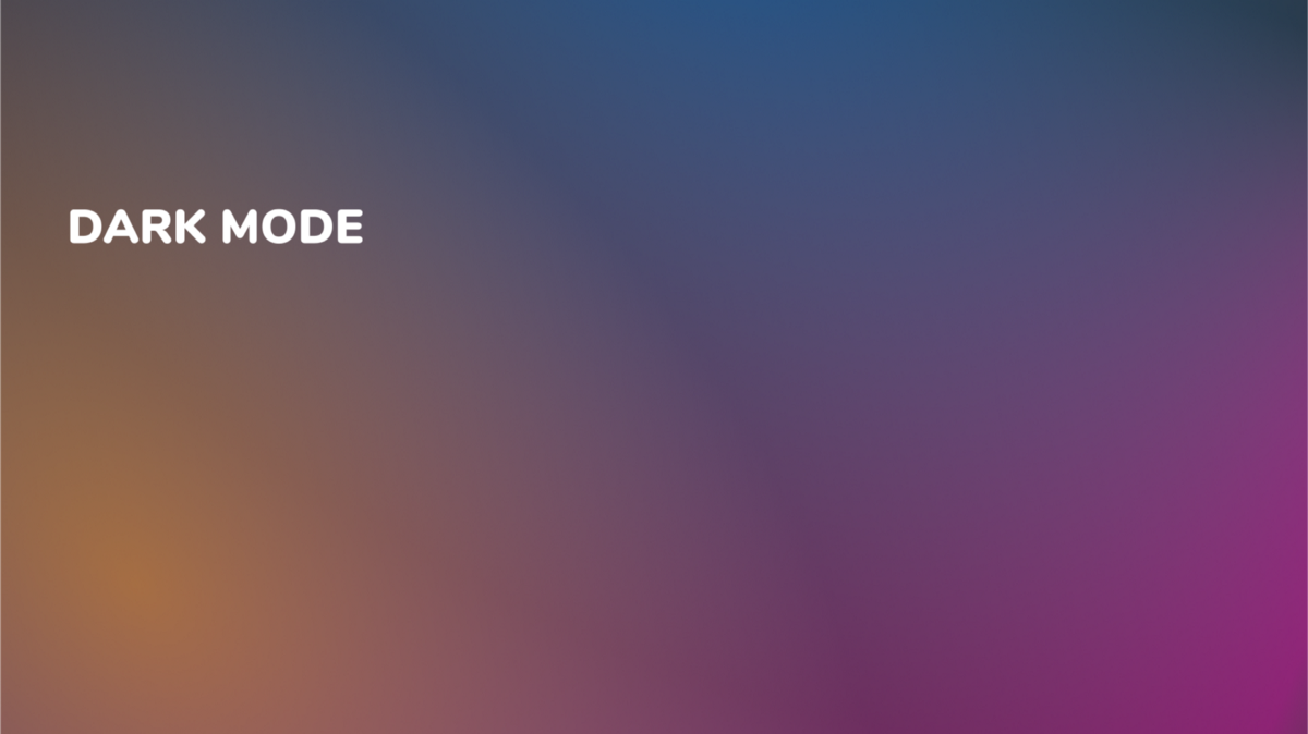 Dark mode colours