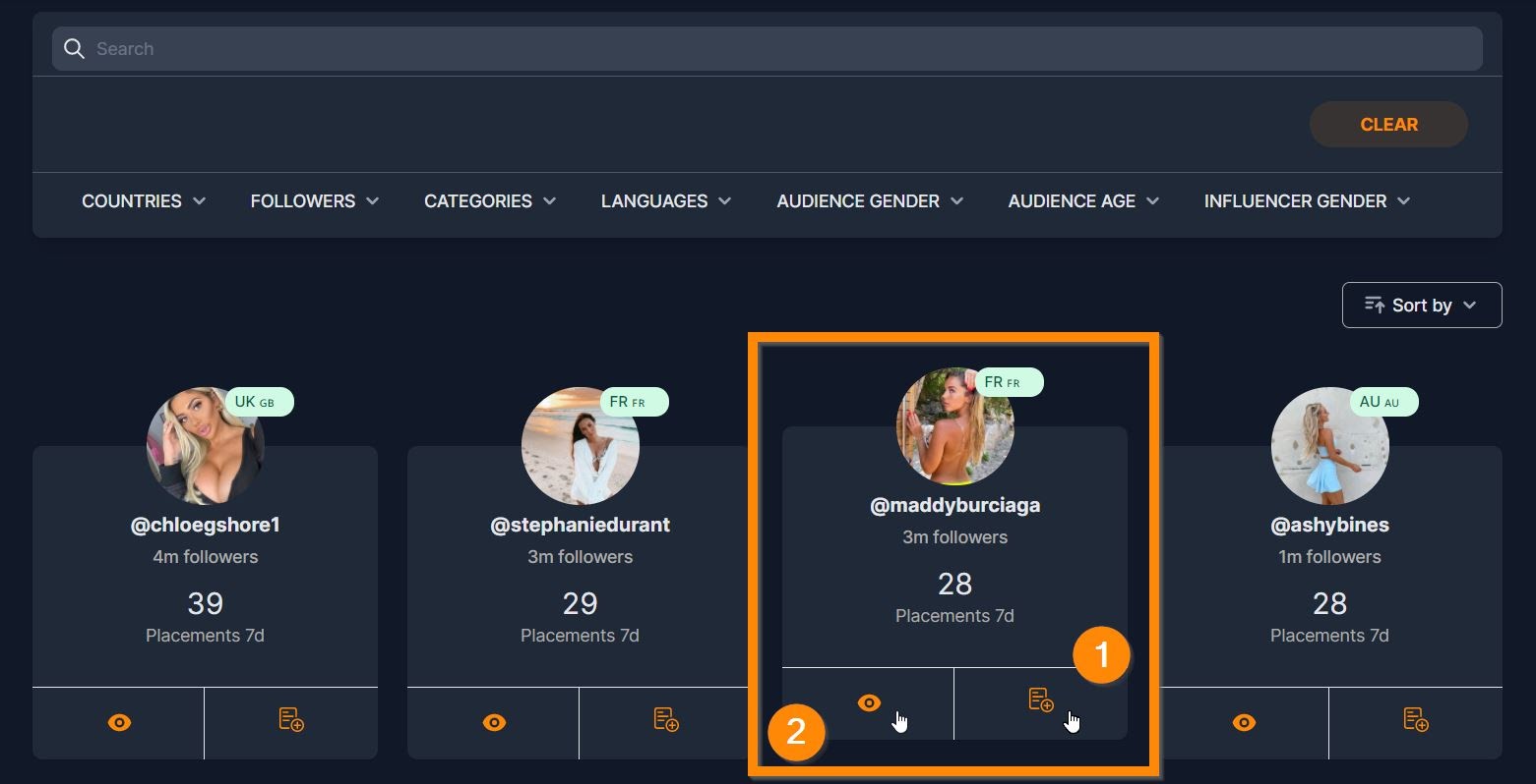 Influence marketing minea