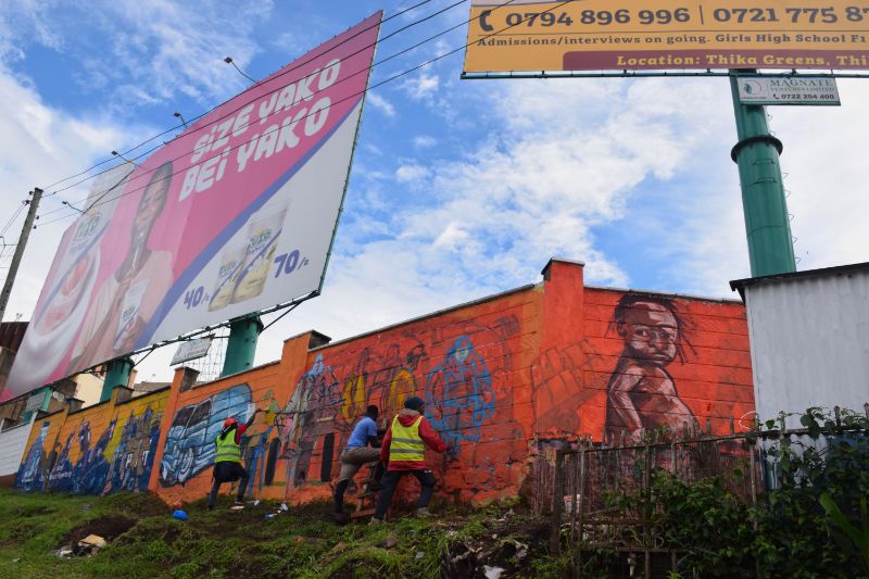 Partnership to Create Murals around Nairobi