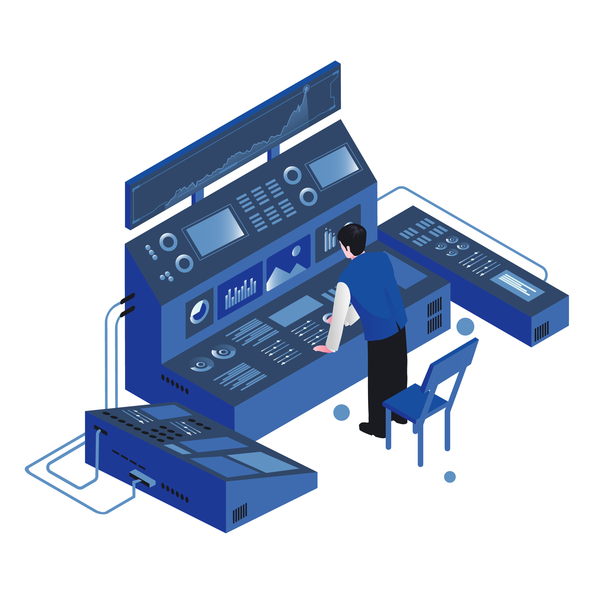 Desktop and Mobile illustration