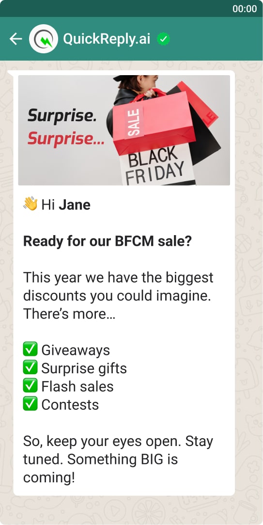 Black Friday Cyber Monday Sales Accouncement