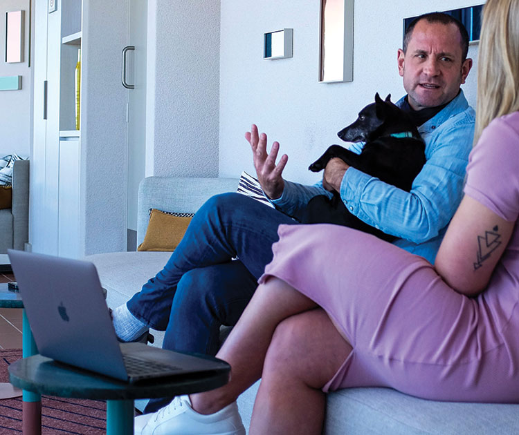 An interview with Gidon Novick: the brains behind Home Suite Hotels and Lift Airline Gidon Novick is co-founder of Home Suite Hotels and South Africa’s newest low-cost airline, Lift. We sat down with him and his fur-baby Harold at Home Suites Sea Point to chat about the future of travel in South Africa and abroad.