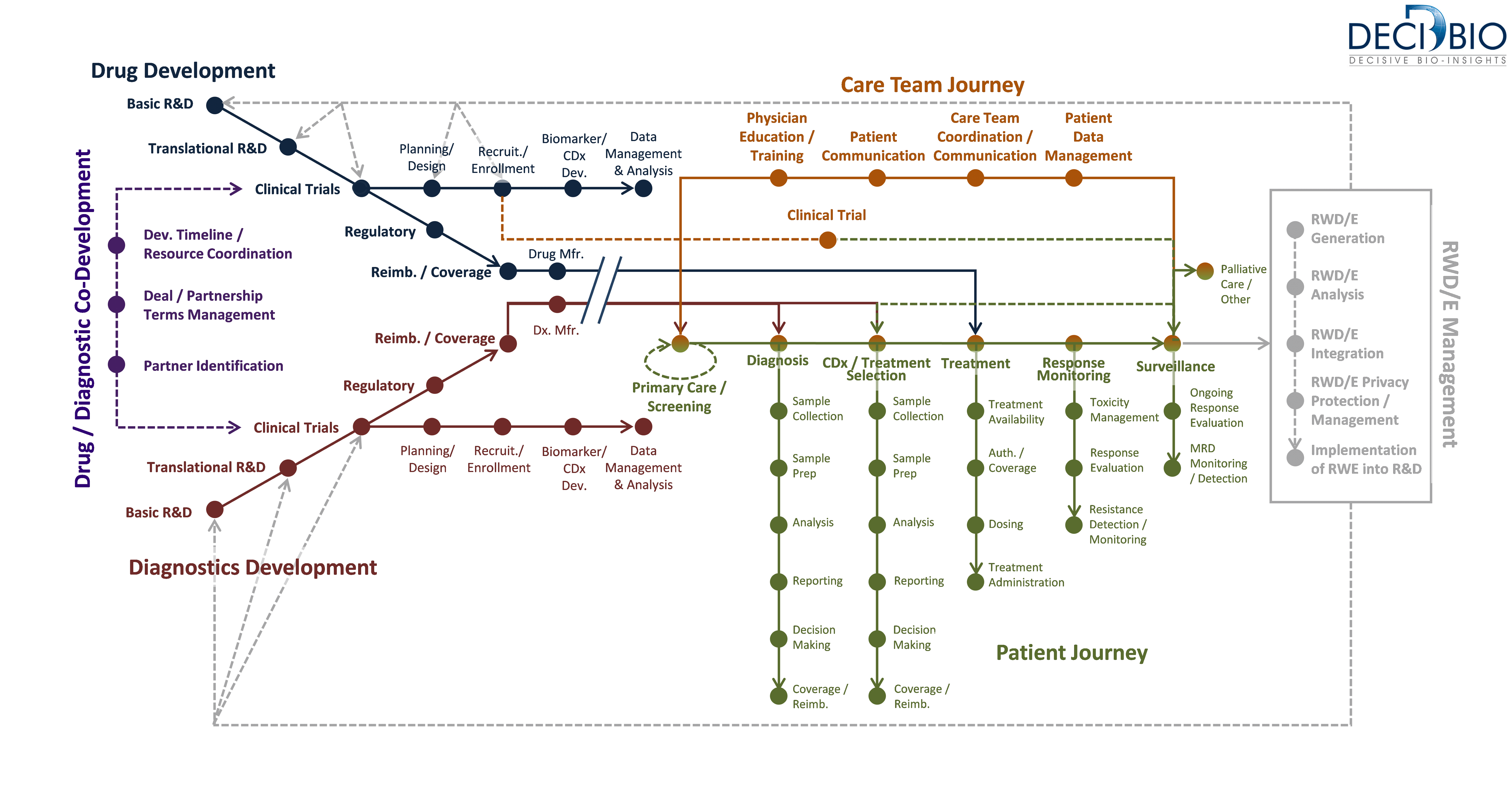 DeciBio Precision Medicine Landscape Map