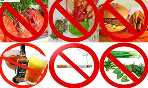 Thực phẩm nên tránh sau khi nạo phá thai