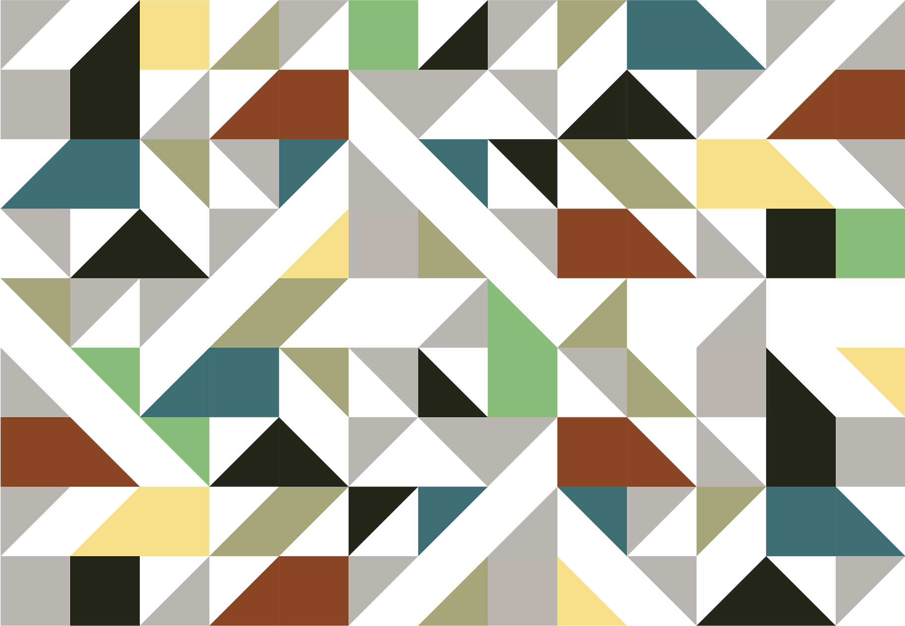 Animated pattern of design elements