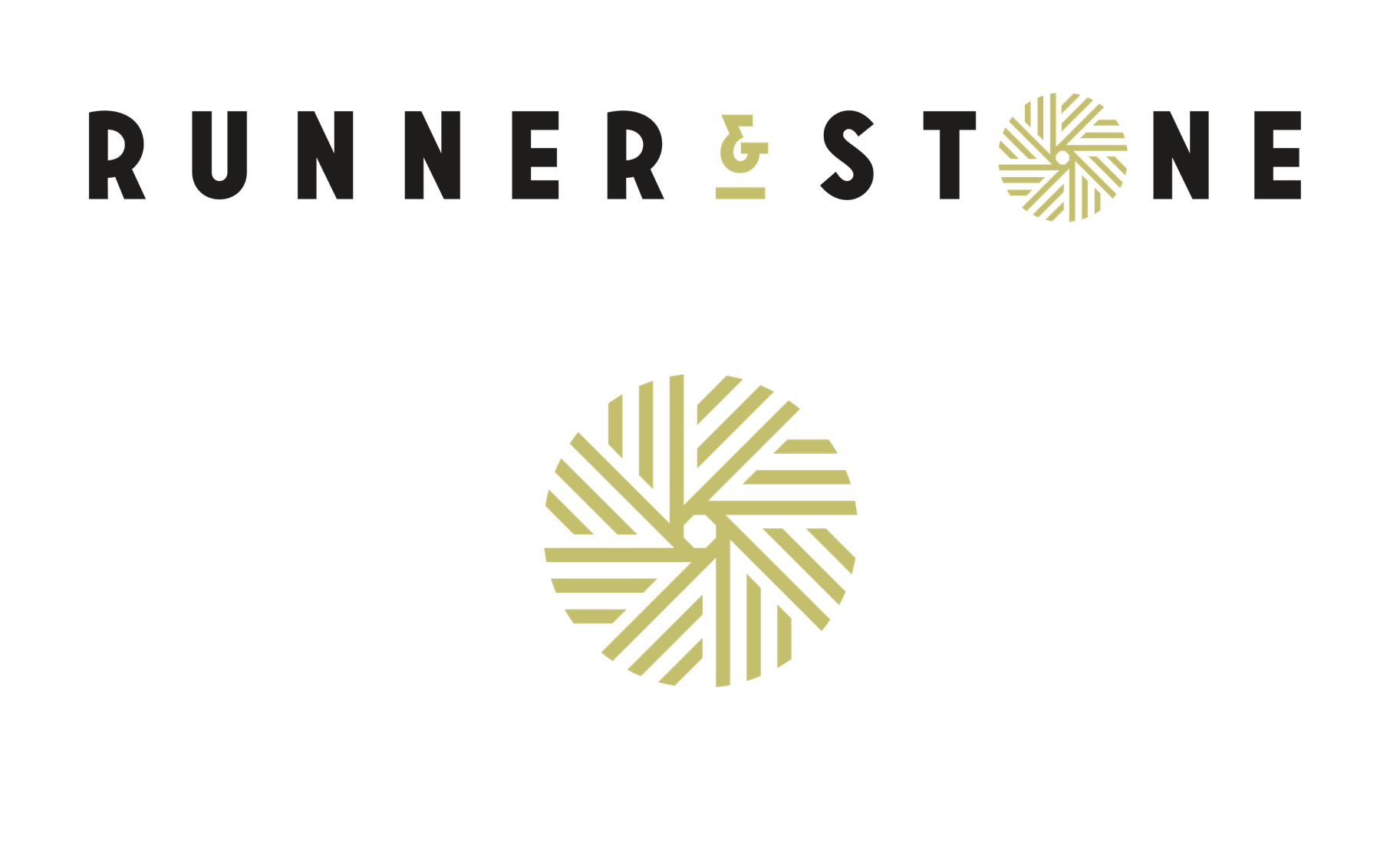 Final Runner and Stone logo design.