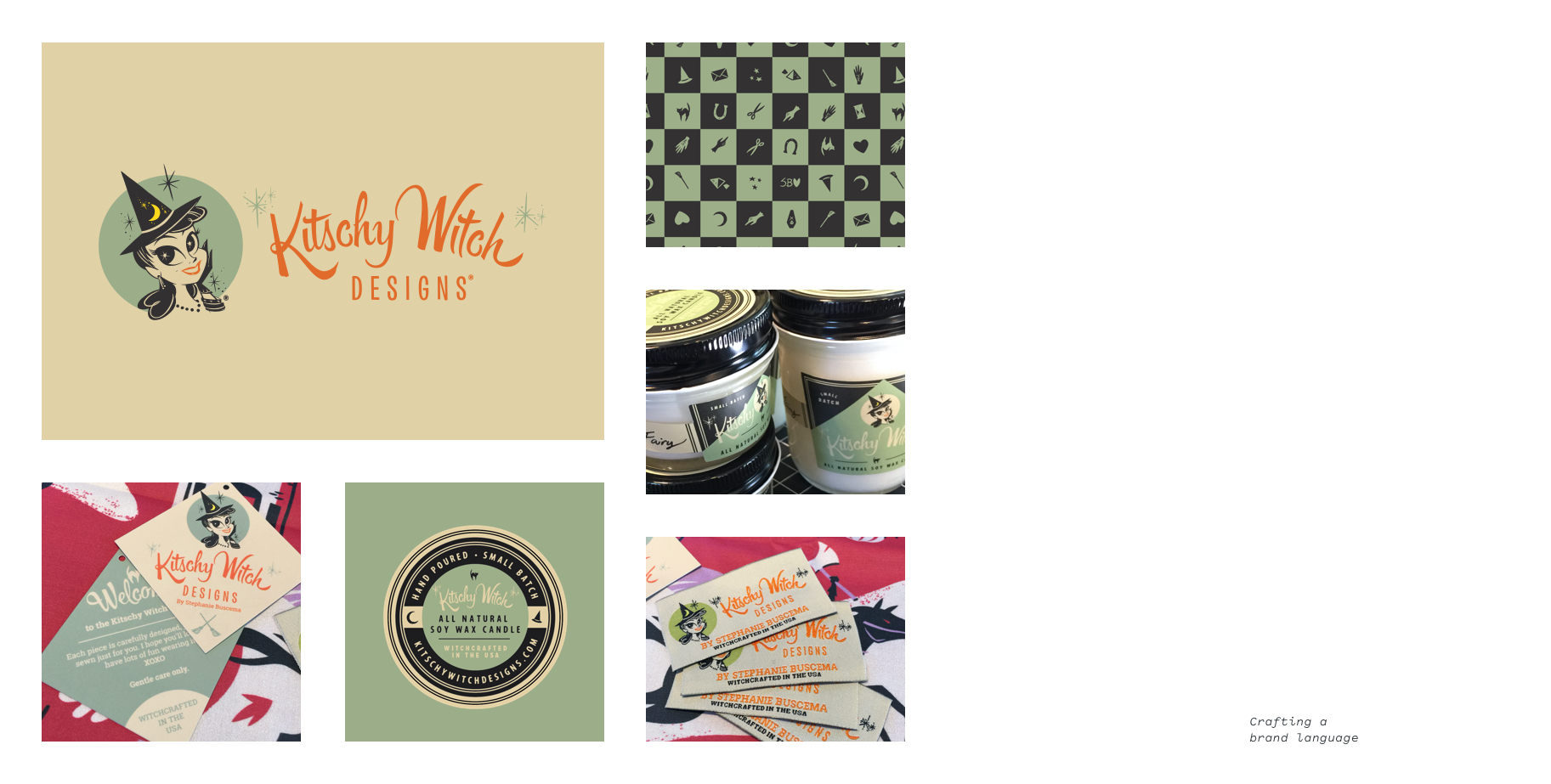 Kitschy Witch Designs logo & branding
