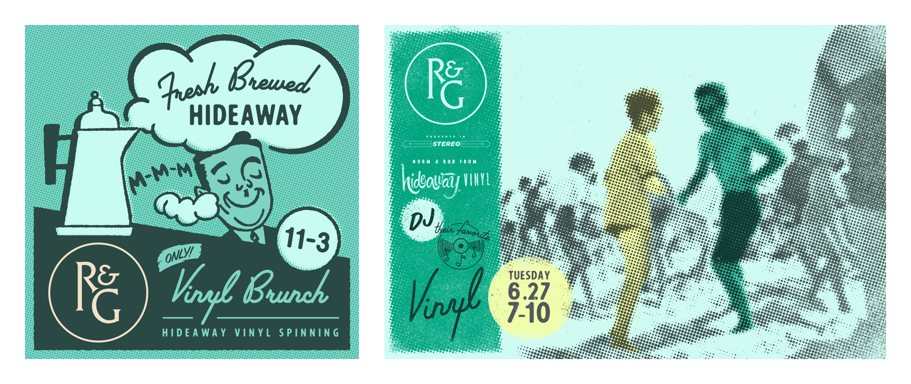 Ads for DJ/Pop-up shop experiences