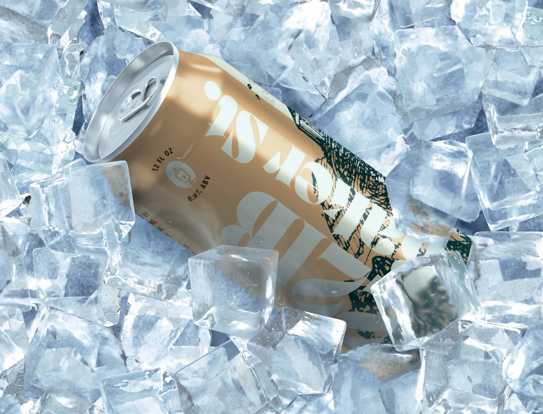 Can of Beekeeper's Friend on ice
