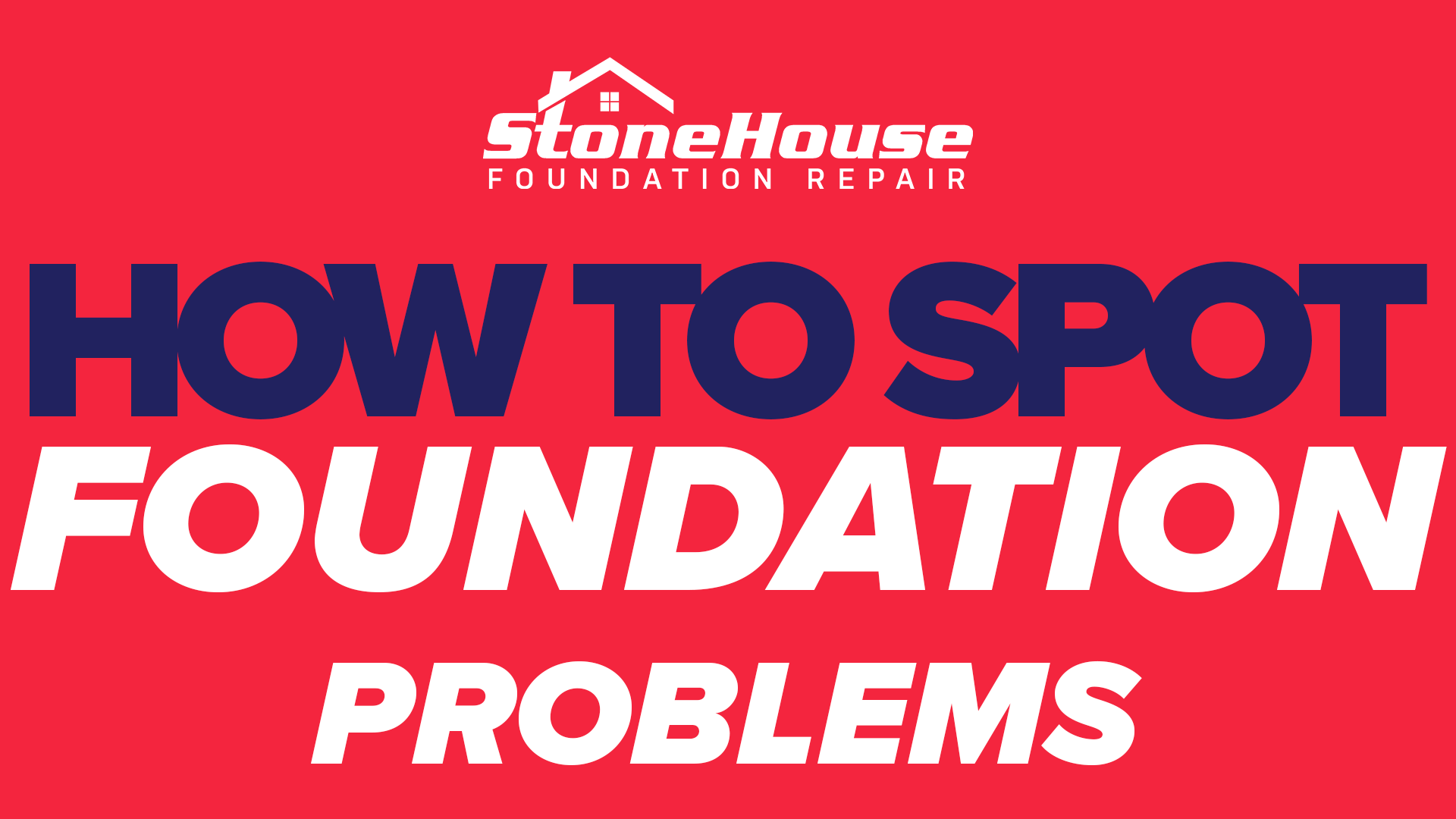 How to Spot Foundation Issues