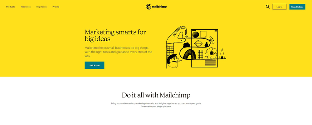 mailchimp hero image