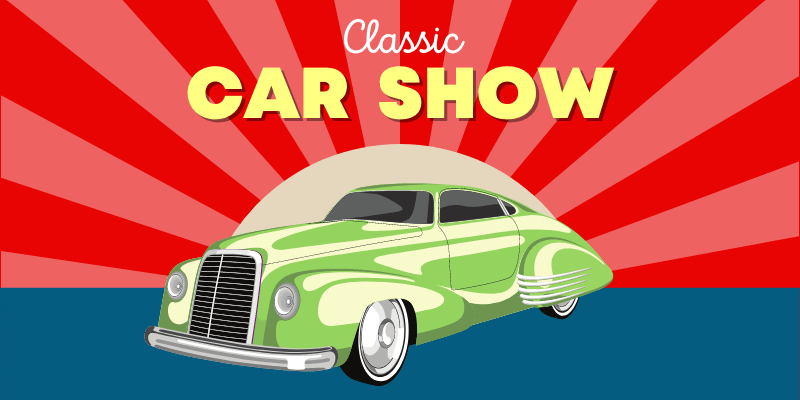 Classic car show at the JetPort Restaurant.