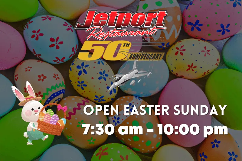 Easter Sunday at the JetPort Restaurant in Niagara Falls, NY.