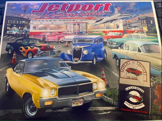 Cataract Cruiser Cruise Nights at the JetPort Restaurant in Niagara Falls, NY.