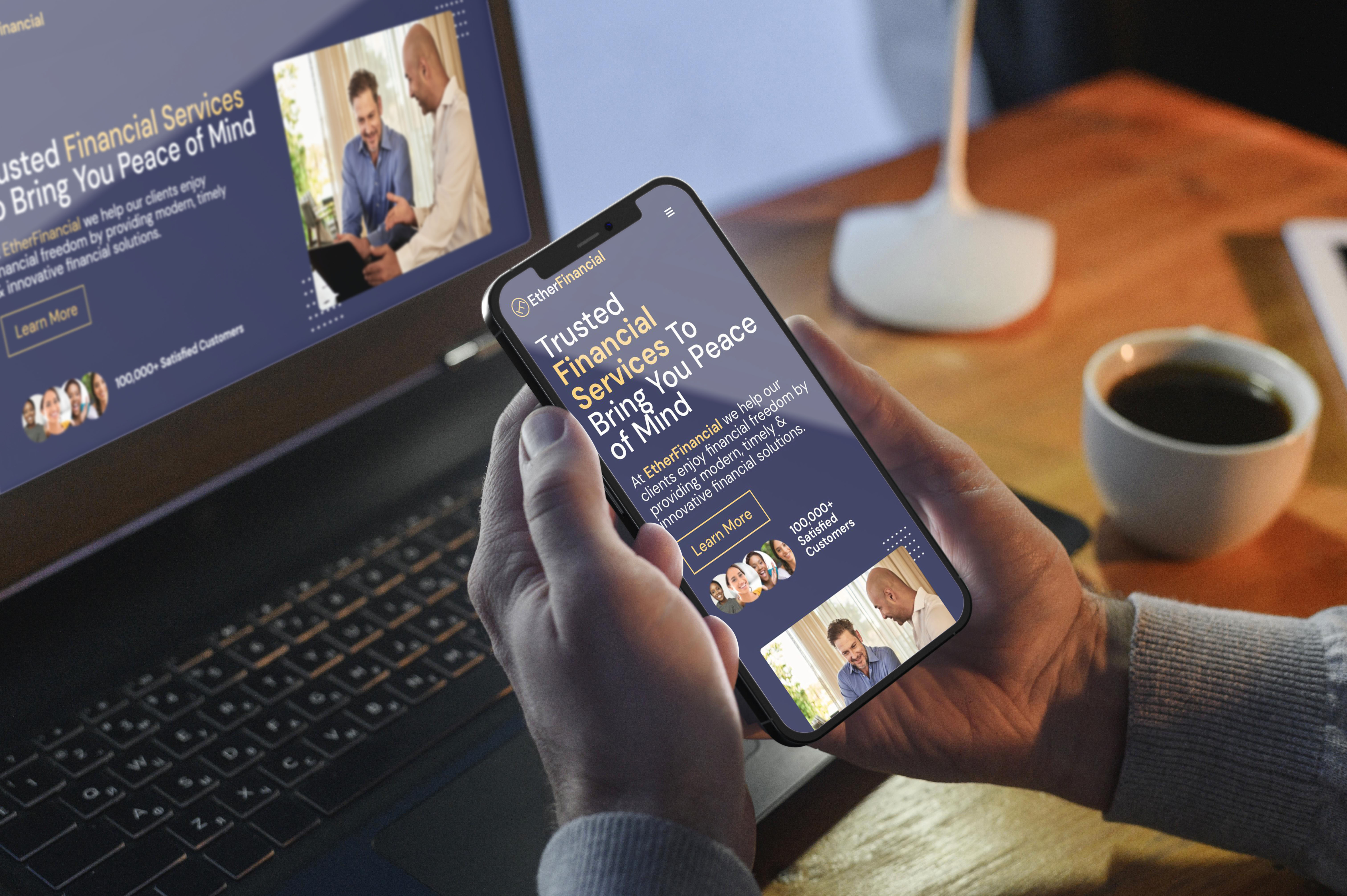 Caribbean Financial Company Mobile Responsive Design
