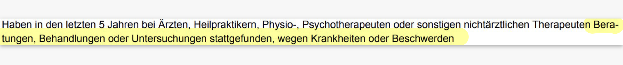 BU Gesundheitsfragen LV1871 5 Jahre