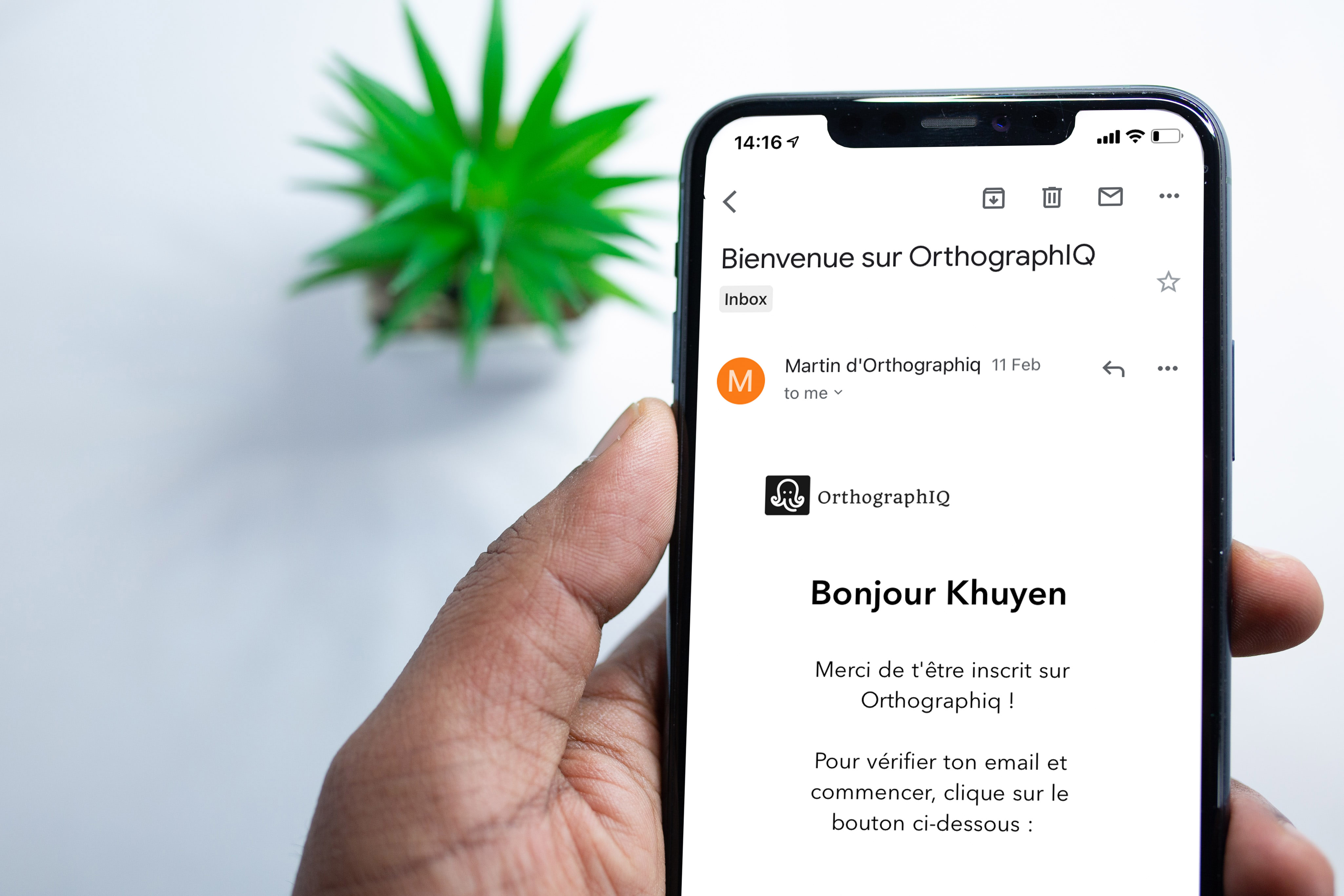 email orthographiq
